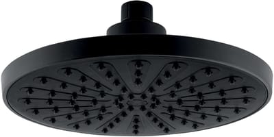 Novaservis Hoofddouches - Hoofddouche, diameter 20 cm, 1-jet, zwart mat RUP/200,5
