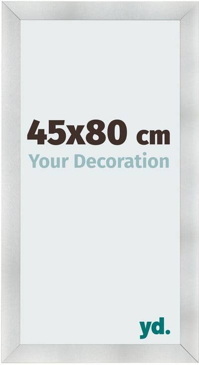 Your Decoration - Fotolijst 45x80 cm - MDF - Aluminium Geborsteld - Pisa