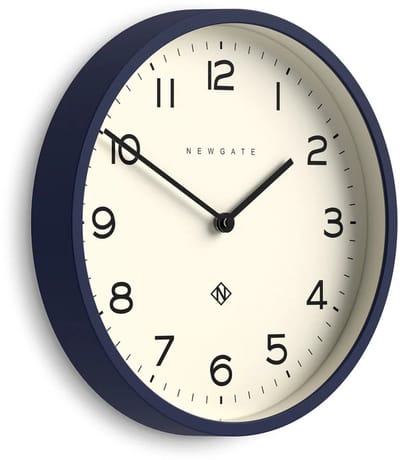 Newgate Number Four Echo - Wandklok - Nachtblauw
