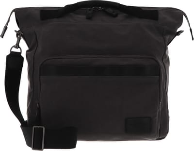 Marc O'Polo Schoudertas met laptopvak James Shopper Moonless Sky Grijs