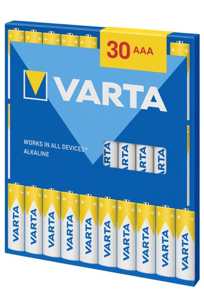 Varta Batterijen AAA Blister - 30 stuks