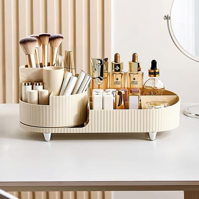 Unyqoos ® 360° Draaibare Cosmetica- en Accessoires Organizer voor Kaptafel en Badkamer