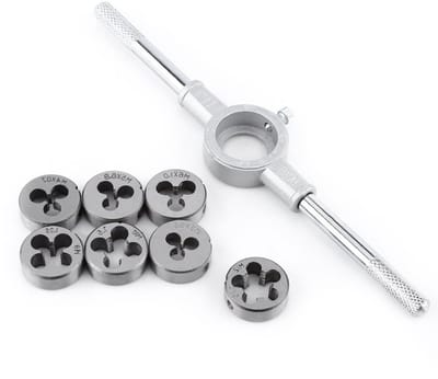 Dailygoody - 8st Tap Dies Metric Key M25 - Schroefdraad Snijden