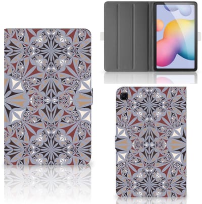 Samsung Galaxy Tab S6 Lite | S6 Lite (2022) Leuk Tablet hoesje Flower Tiles