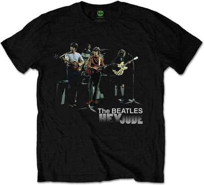 The Beatles - Hey Jude Version 2 Heren T-shirt - S - Zwart