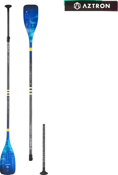 Aztron Power Carbon 70 Peddelsurfpeddels 2 Stukken Zilver 185-225 cm