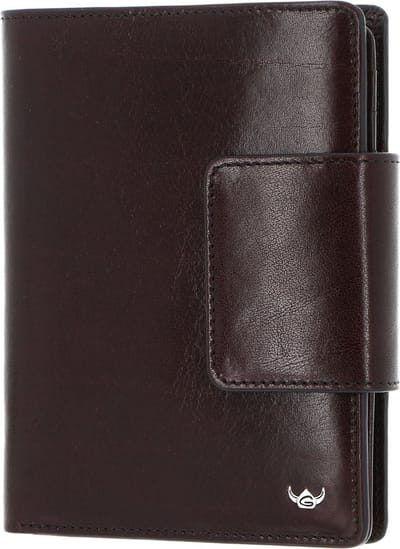 Golden Head Leren portemonnee Colorado RFID Protect Kombischeintasche mit Riegel 2300 Bordeaux wijnrood
