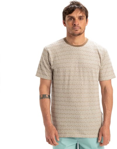 Quiksilver Street Way T-shirt Met Korte Mouwen Beige 2XL Man