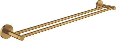 Grohe Essentials Double towel rail, 600 mm, Geborsteld cool sunrise