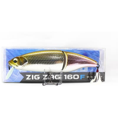 Leurre flottant NS Black Hole Umbrago Zig Zag 160F Minnow N011 (7605) gray