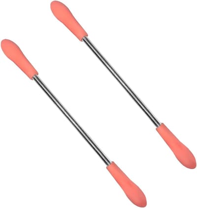 Thijox - 2 Stuks Metal Facial Hair Remover, Gezichtshaar Verwijdering Epilator, Draagbare Beauty Tool Voor Kin, Wangen en Fuzz, Hoogwaardig Metaal en