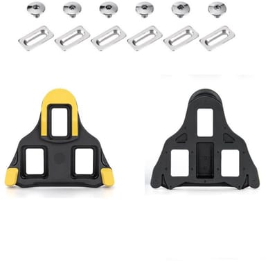 Dailygoods- Fietsschoenplaatjes met grip - Schoenplaatjes SPD - Antislip - Duurzaam TPU - Lichtgewicht - Eenvoudig te installeren
