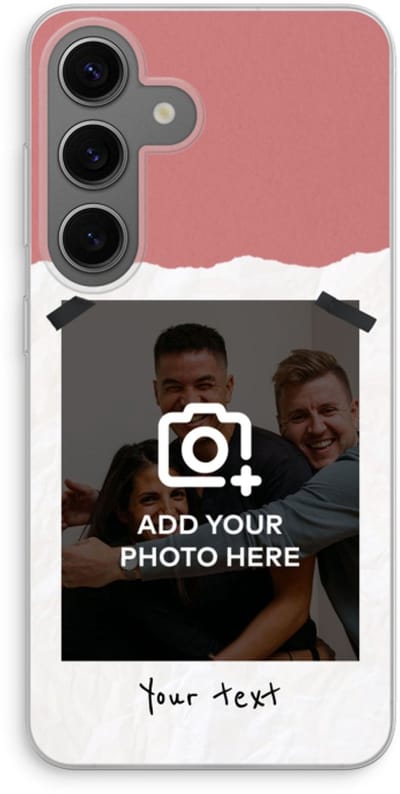 Gepersonaliseerd - Case Company® - Hoesje geschikt voor Samsung Galaxy S24 hoesje - Polaroid N°5 - Soft Cover Telefoonhoesje - Bescherming aan alle Kanten en Schermrand
