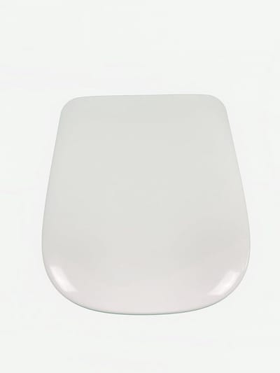 Witte Toiletbril met Langzame Sluiting en Metalen Scharnieren