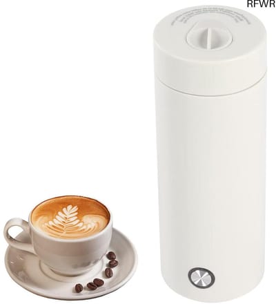 RFWR® Draagbare Mini Waterkoker 400 ml met Warmhoudfunctie en Automatische Uitschakeling
