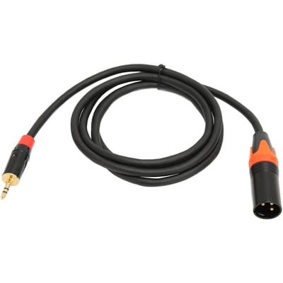 3.5mm naar XLR Adapterkabel Mini Jack Aux naar XLR Mannelijk Geluidskabel voor Mobiele Telefoon Laptop Luidspreker