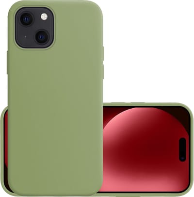Hoesje - Geschikt voor Apple iPhone 15 - Sterk & Shockproof - Hoes Cover - Siliconen Case - Groen