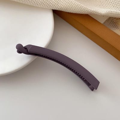 Effen Kleur Frosted Bananen Haarspeldjes Mode Paardenstaart Houder Haarspeldjes Vrouwen Meisjes Haarspelden Haarspeldjes Vrouwen Haaraccessoires