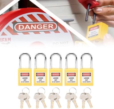 Dailygoody - Lockout Tagout Sloten - Veiligheidshangslot - Geel