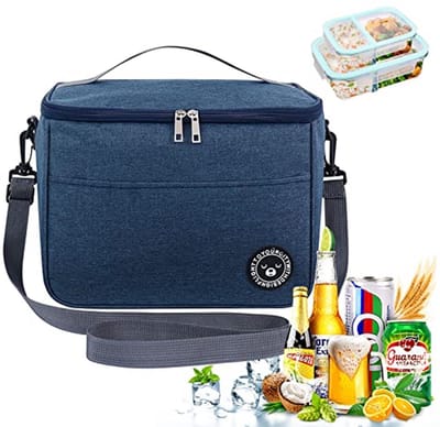 Thermische Tas voor Lunch, Picknick en Reizen, Vouwbare en Herbruikbare Koeltas met Hoge Capaciteit