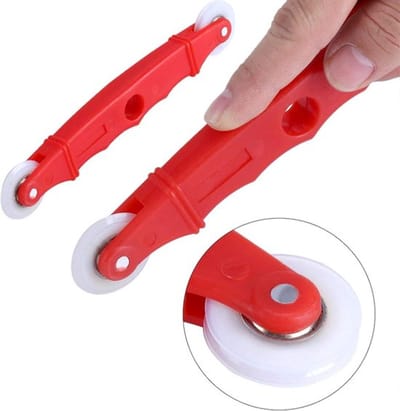 Draagbaar Kantelrol Gereedschap - Spline-Rol Screening Gereedschappen - Handvenster Schermlager Gereedschap - Spline-Roller voor Deurvensterinstallatie - Geschikt voor - Rolhordeuren en -ramen - Zwart - Gemakkelijk in gebruik