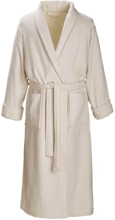De Witte Lietaer Badjas Etrusk Cream - S - Unisex - Katoen - Crèmewit