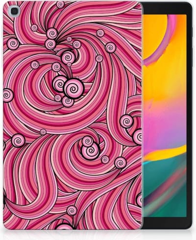 Samsung Galaxy Tab A 10.1 (2019) Tablethoes Swirl Pink