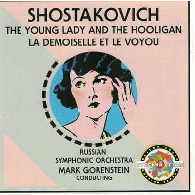 CD SHOSTAKOVICH; RSO - Jonge Dame & De Hooligan RUS288105 Harmonia Mundi 1995 Duitsland Klassiek Gebruikt blue