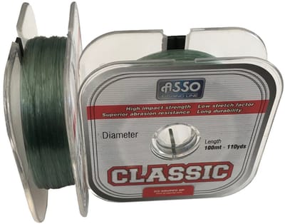Asso Classic 100 M Monofilament Zilver 1.00 mm