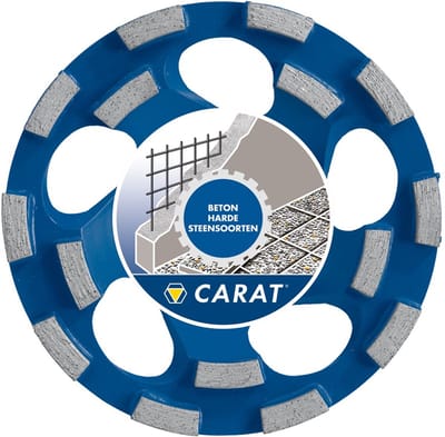 Carat CUBD MASTER DUSTEC® Slijpkop voor beton & hard steen Ø125 x 22,23mm - CUBD1253C0