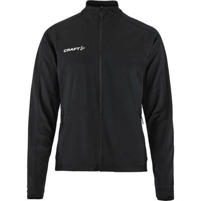 Craft Evolve 2.0 Top Full Zip Dames - Zwart | Maat: XXL