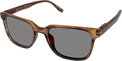 Vista Bonita CUBO – Zonneleesbril UV400 – Sterkte +0.50 – Kleur Amber Dawn – Unisex model - Lichtgewicht montuur – Rechthoekige pasvorm – Flexveren - Inclusief etui en doekje