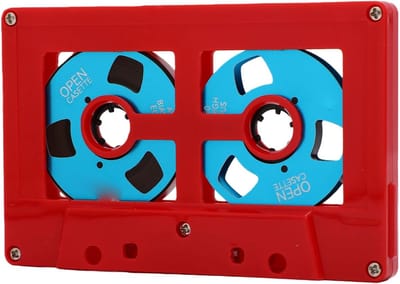 Geluidscassette Band - Muziekcassette Opnameband - Muziek Opnemen - Bewegende Spoelcomponenten - 50 Minuten - Zwart