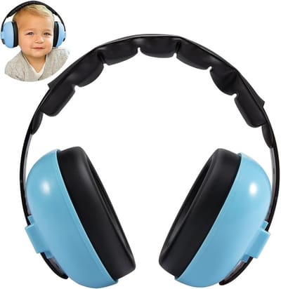 TIM® Gehoorbescherming Baby - Gehoorbescherming - Blauw - 15cm x 12cm x 8cm
