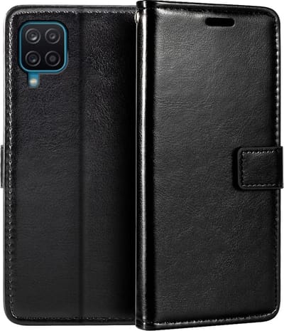 Bookcase Geschikt voor: Samsung Galaxy A22 4G - Zwart - portemonnee hoesje