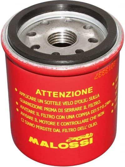 Malossi-oliefilter voor Benelli 125 Adiva scooter, bouwjaar 2000 t/m 2003, 0313382, nieuw