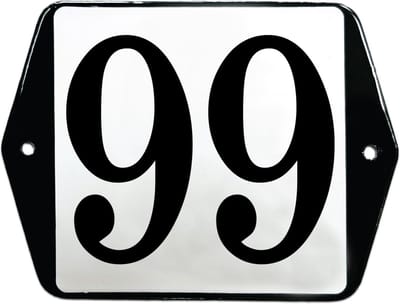 Emaille huisummer model oor - 99