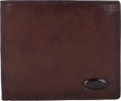 Bric's Monte Rosa Portemonnee RFID Leer 11,5 cm - Jongens - Horizontaal - moro