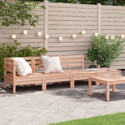 vidaXL - Tuinbank - 4-zits - massief - douglashout