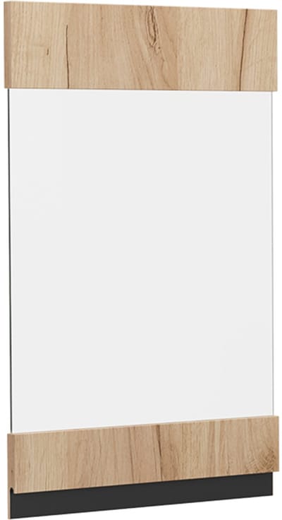 Vicco R-Line Keukenfront – 39.6 x 59 cm meubelfront voor de glazen hangkast Krachtige eik goud
