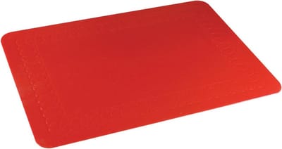 Aidapt VM985ABR Antislip Silicone Placemat – Rood – 35 x 25 cm – Vatwasmachinebestendig – Veilig voor Gebruikers met Motorische Beperkingen – 2 Maten – 3 Kleuren