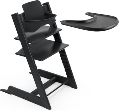 Verstelbare Ergonomische Kinderstoel voor Baby's en Peuters - Inclusief Tray en Babyset - Geschikt voor 6-36 maanden