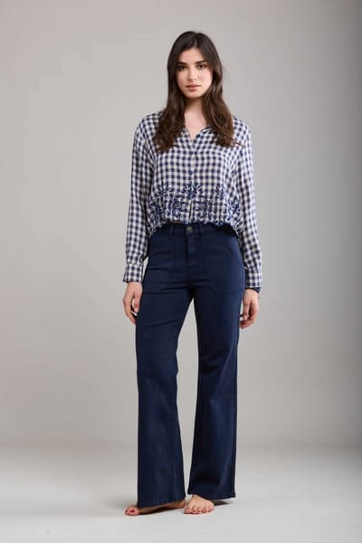 Toxik3 - Straight fit blauw grote zakken