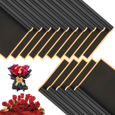 20 Vellen Waterdicht Cadeaupapier 58 x 58 cm voor Bloemen, Geschenken en Handwerk, Perfect voor Bruiloft en Afstudeerfeest