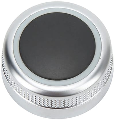 Dailygoods- Draaiknop MMI Vervanging - Draaiknop Badafvoer - Draaiknop Auto - Zwart/Zilver - Hoogwaardig Design - OE-Nummer 4F0919069 - Multimedia Knop