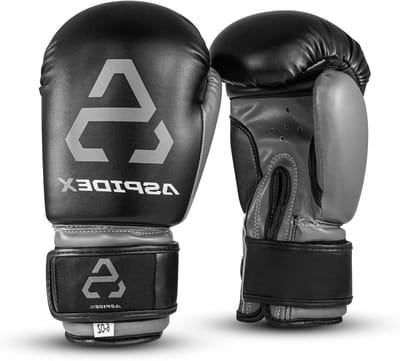 Bokshandschoenen - Trainingshandschoenen Bokszak - Boksen Trainen - Duurzaam Schokabsorberend Schuim - 12oz - Grijs