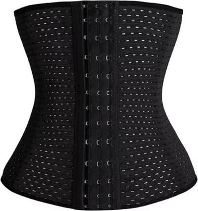 Scoby - Afslank Corset - Waist Trainer - Taille Trainer - Body Shaper Corset - Shapewear - Maat L - Zwart