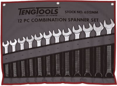 Set van 17 steekringsleutels van 6 tot 17 mm Teng Tools 6517MM
