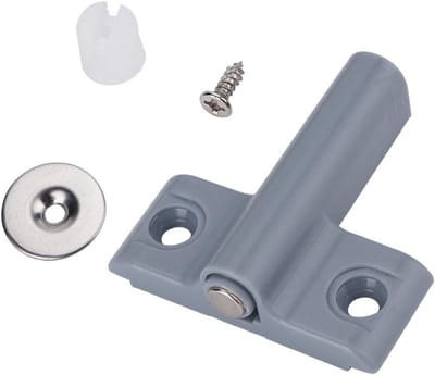 Magnetische Deurstopper - Duwopen Systeem - Kastdeuren Sluiten - Zachte Afsluiting - 10 Stuks - Wit