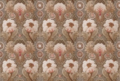 Fotobehang chateau1 DD122176 Livingwalls Walls by Patel 3 Bruin Roze Vlies 270 x 400 cm (4 delen) 3D Fotobehang